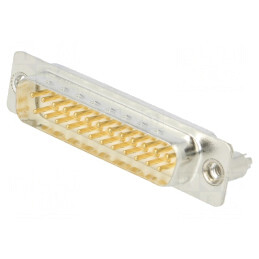 Soclu Tată D-Sub 25 PIN pentru PCB THT Drept | Electronic-mag.ro | Componente Electronice