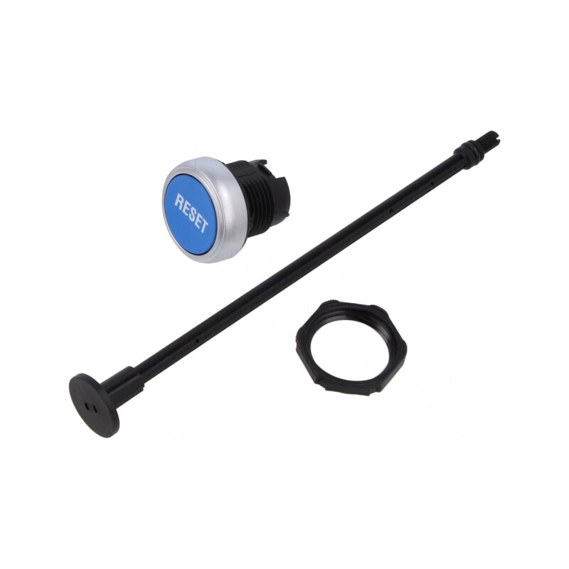 Comutator cu apăsare 22mm poziție stabilă albastru | Electronic-mag.ro | Componente Electronice