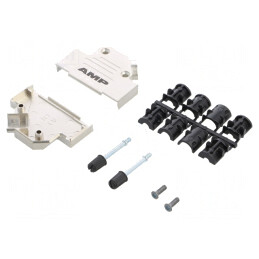Conector Metalic 25 Pini 45° | Electronic-mag.ro | Componente Electronice