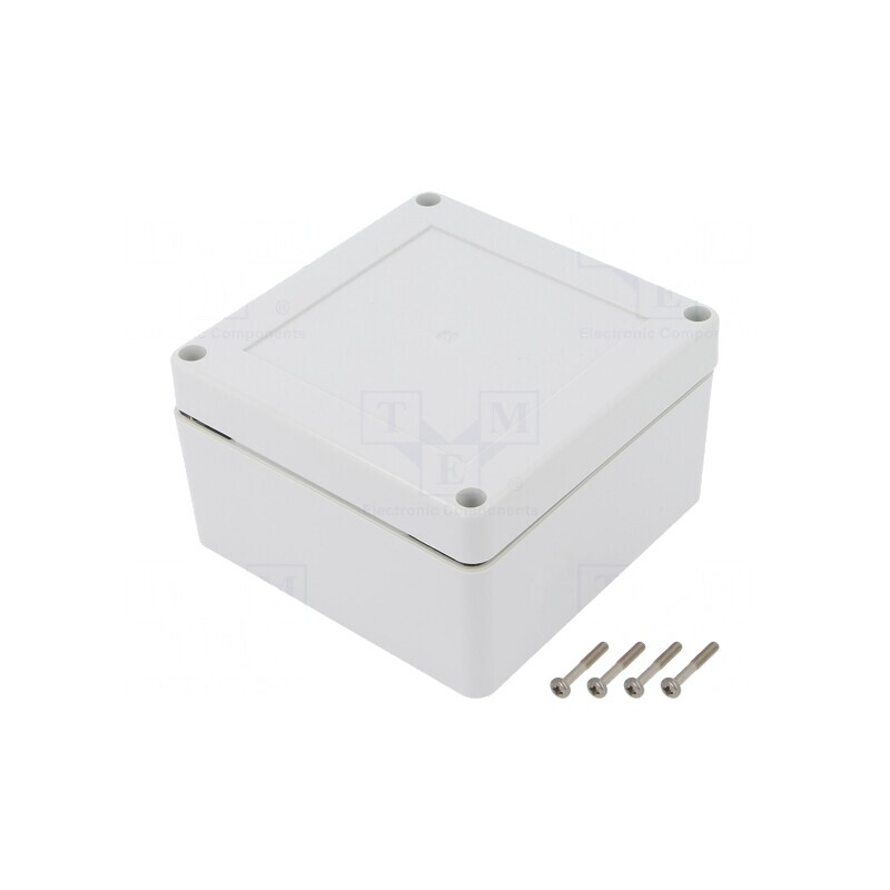 Carcasă Universală 105x105x60 mm cu Bucșă din Alamă | Electronic-mag.ro | Componente Electronice