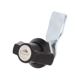 Închizătoare aluminiu zinc 21mm negru | Electronic-mag.ro | Componente Electronice
