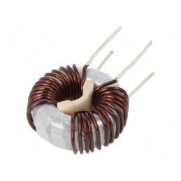Inductor THT 3.3mH 20A 7mΩ 230VAC 21x12mm 10kHz