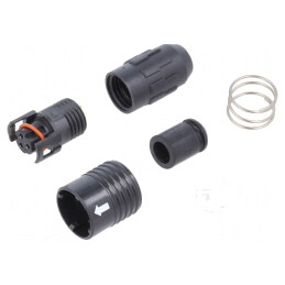 Conector Circular HR30 Push-Pull Mufă 3 PIN Aurit | Electronic-mag.ro | Componente Electronice
