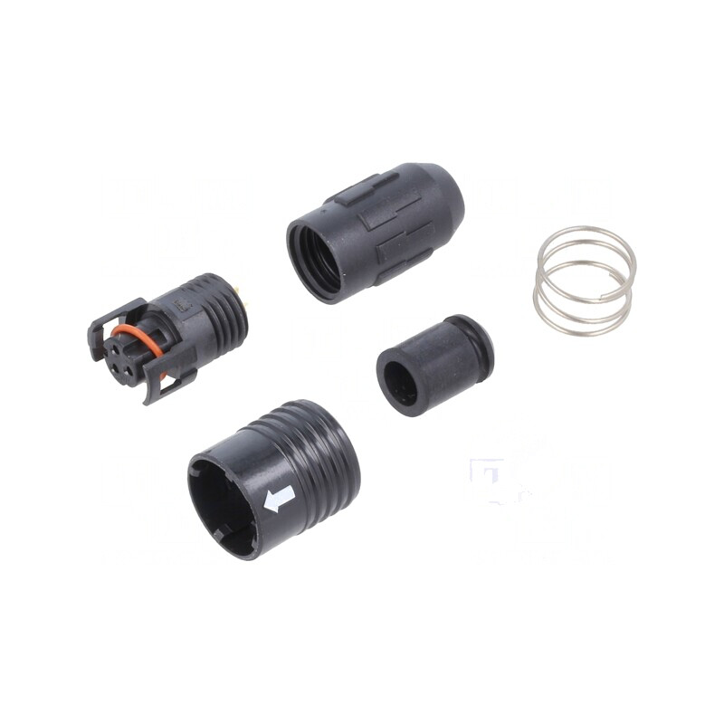 Conector Circular HR30 Push-Pull Mufă 3 PIN Aurit | Electronic-mag.ro | Componente Electronice