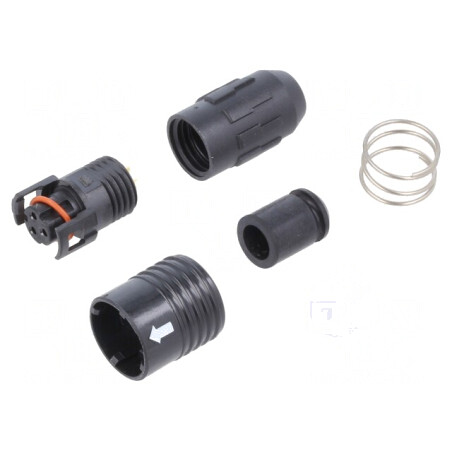 Conector Circular HR30 Push-Pull Mufă 3 PIN Aurit | Electronic-mag.ro | Componente Electronice