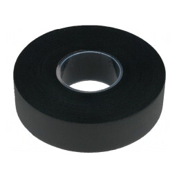 Bandă Autoamalgamantă Neagră 25mm x 10m | Electronic-mag.ro | Componente Electronice