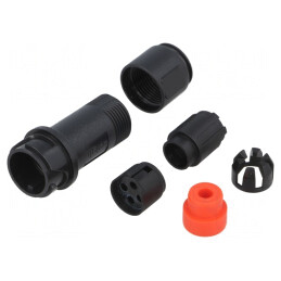 Mufă Circulară 4 PIN PXP4011/04P/4550 | Electronic-mag.ro | Componente Electronice