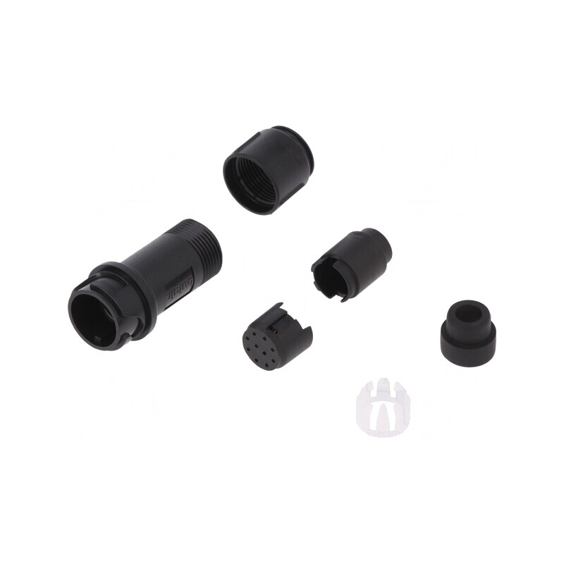 Conector Circular Mufă Tată 10 PIN Fără Contacte Pe Cablu | Electronic-mag.ro | Componente Electronice