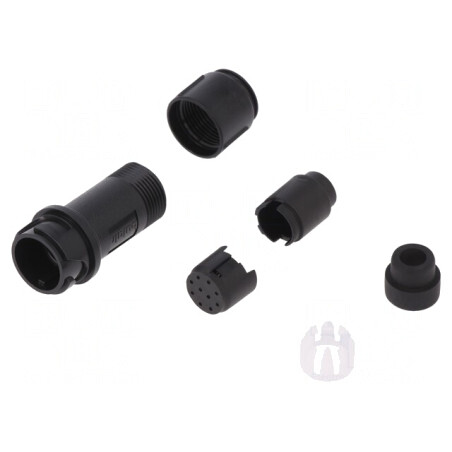 Conector Circular Mufă Tată 10 PIN Fără Contacte Pe Cablu | Electronic-mag.ro | Componente Electronice