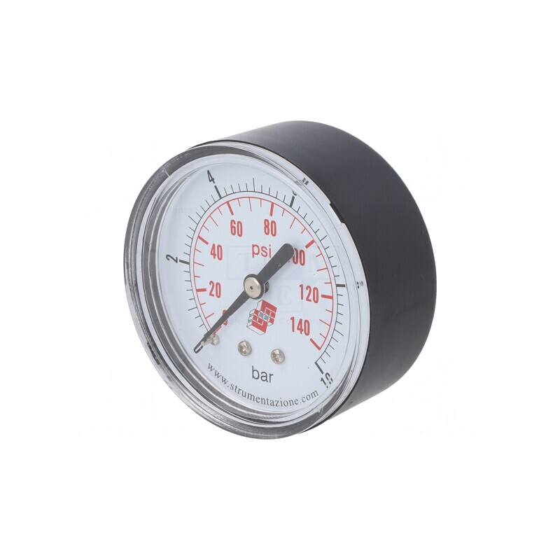 Manometru 0-10 bar 63mm pentru lichide și gaze inerte | Electronic-mag.ro | Componente Electronice