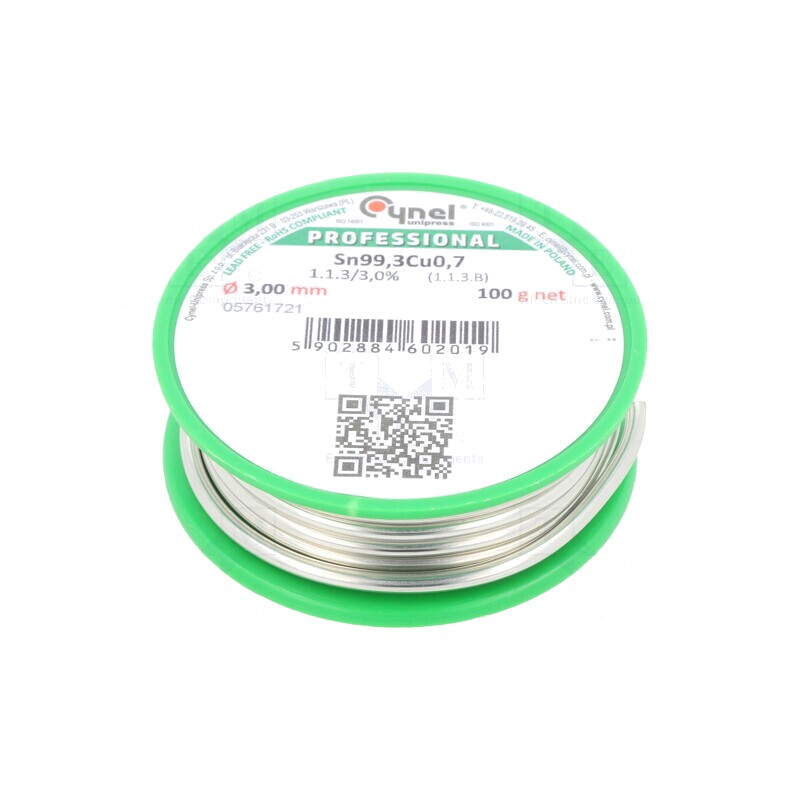 Sârmă de lipit fără plumb 3mm 100g | Electronic-mag.ro | Componente Electronice Sârmă de lipit fără plumb 3mm 100g | Electronic-mag.ro | Componente Electronice
