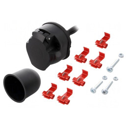 Conector Automotive Soclu Panou 7 PIN 12VDC | Electronic-mag.ro | Componente Electronice