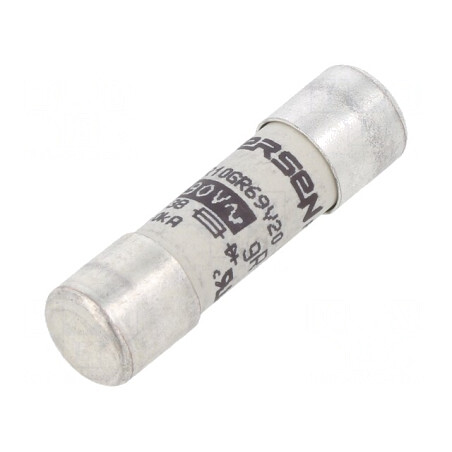 Siguranță ultra-rapidă 20A 690VAC 10x38mm | Electronic-mag.ro | Componente Electronice