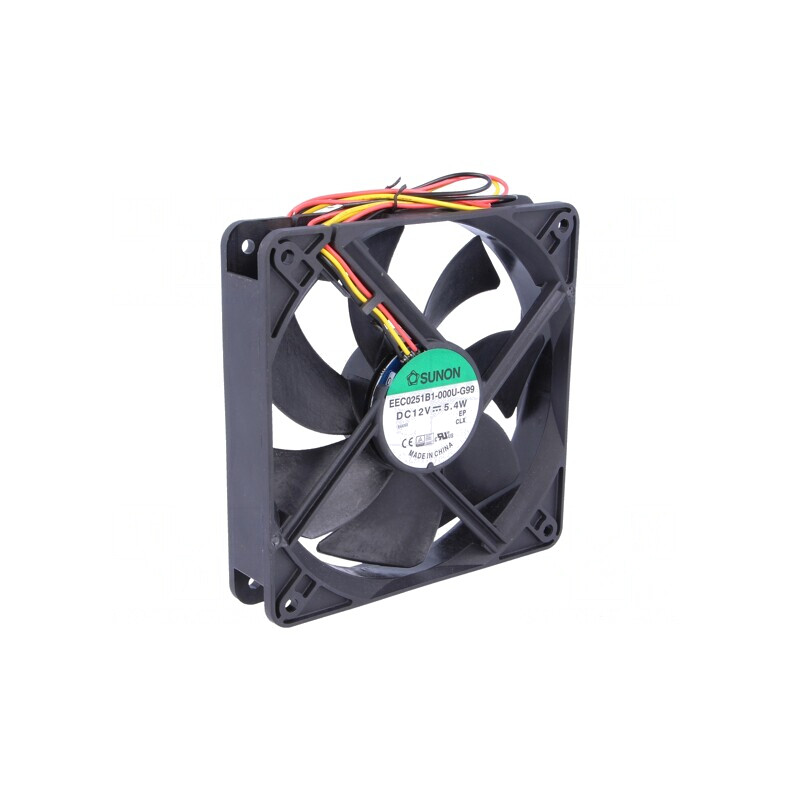 Ventilator axial 12VDC 120mm 183m3/h | Electronic-mag.ro | Componente Electronice