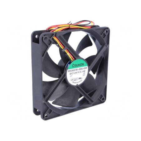 Ventilator axial 12VDC 120mm 183m3/h | Electronic-mag.ro | Componente Electronice