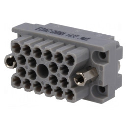 Conector Dreptunghiular Soclu Hermofrodit Policarbonat