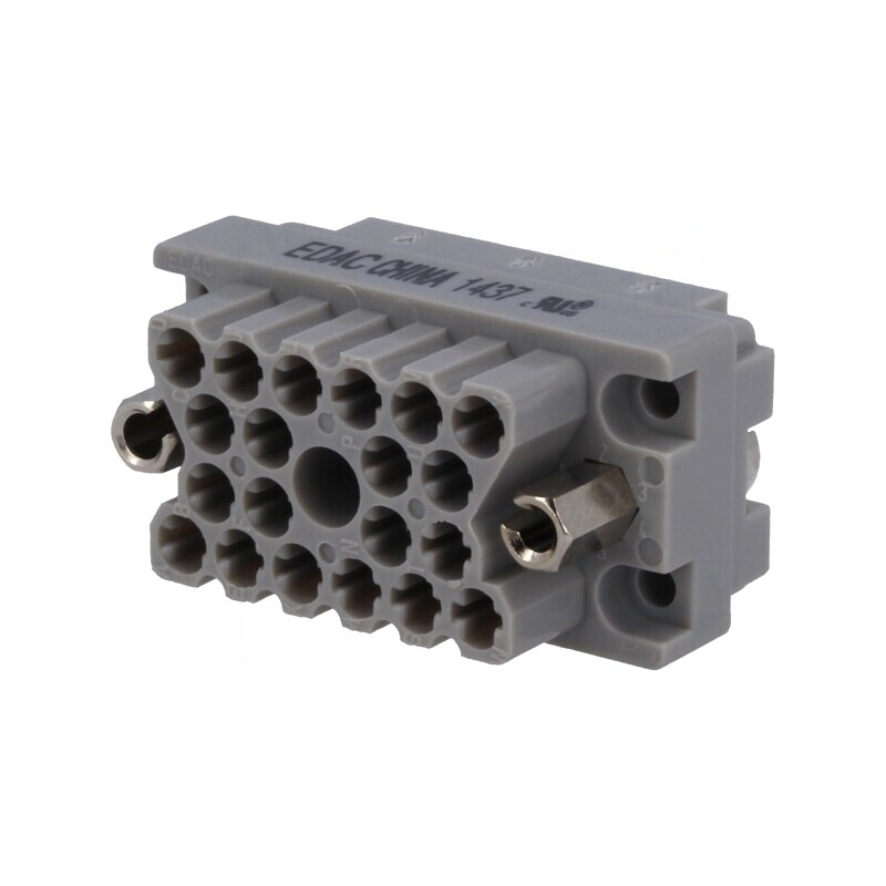 Conector Dreptunghiular Soclu Hermofrodit Policarbonat | Electronic-mag.ro | Componente Electronice