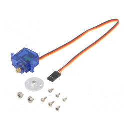 Servomecanism 180° Micro Analogic Metal 4.8-6VDC JR | Electronic-mag.ro | Componente Electronice