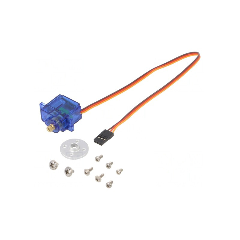 Servomecanism 180° Micro Analogic Metal 4.8-6VDC JR | Electronic-mag.ro | Componente Electronice