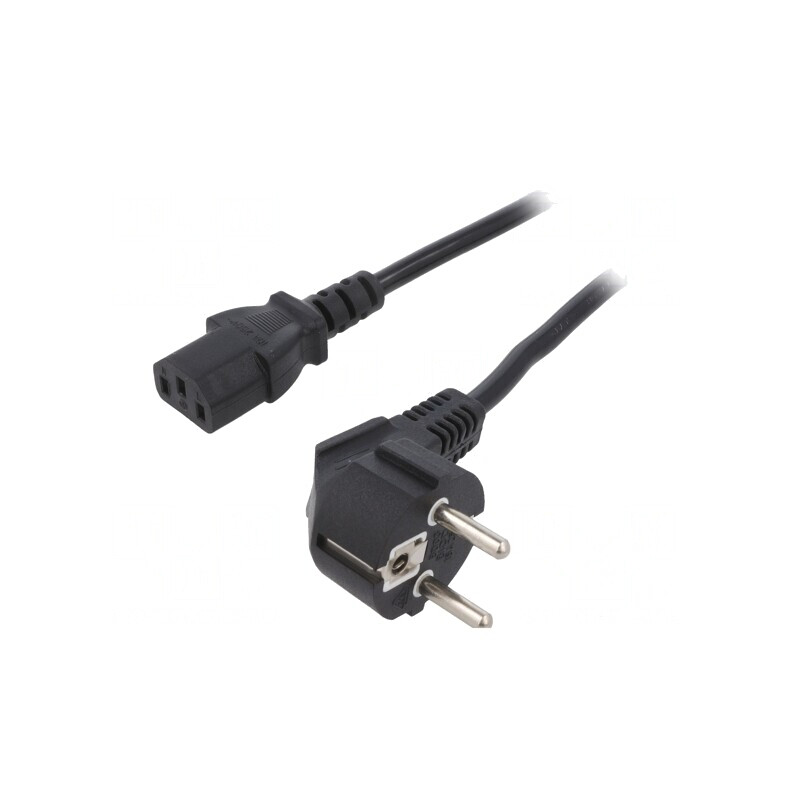Cablu Alimentare 3x1mm2 cu Ștecăr în Unghi și Conector IEC C13 | Electronic-mag.ro | Componente Electronice Cablu Alimentare 3x1mm2 cu Ștecăr în Unghi și Conector IEC C13 | Electronic-mag.ro | Componente Electronice