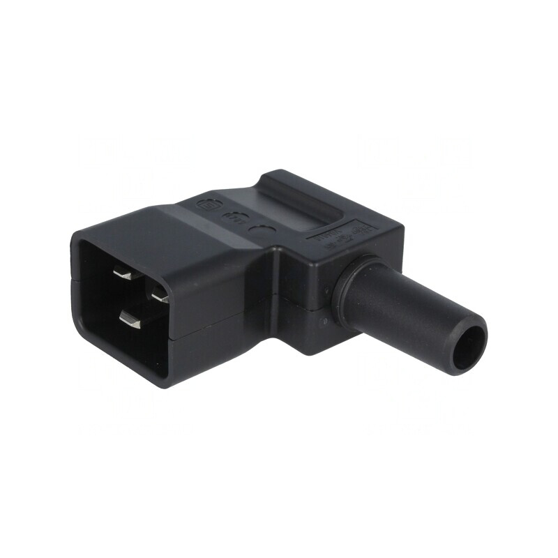 Conector Alimentare AC Tată 16A 250V 10mm | Electronic-mag.ro | Componente Electronice