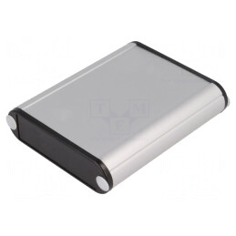 Carcasă aluminiu gri 71x80x19mm | Electronic-mag.ro | Componente Electronice