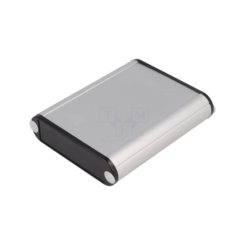 Carcasă aluminiu gri 71x80x19mm | Electronic-mag.ro | Componente Electronice