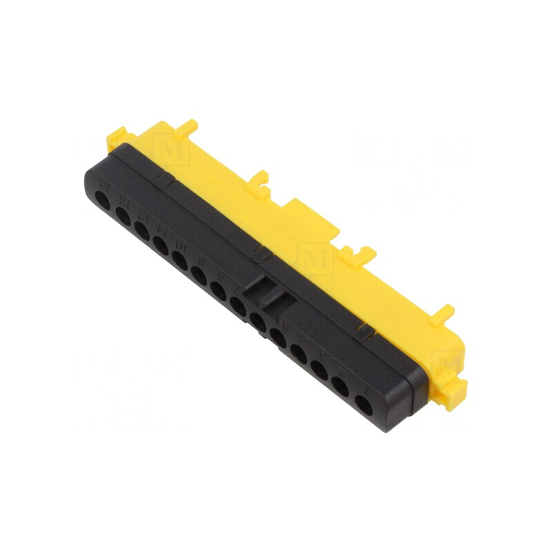 Bloc de distribuție TS35 400V 14 borne | Electronic-mag.ro | Componente Electronice