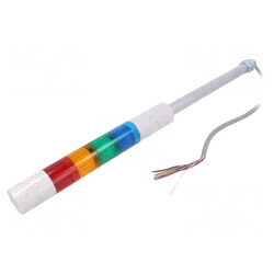 Coloană de Semnalizare LED 24VDC IP54 cu 4 Lămpi | Electronic-mag.ro | Componente Electronice