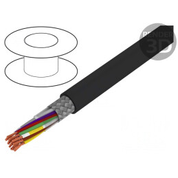 Cablu Ecranat Li-2YCYv 10x2x0,5mm2 Cupru Cositorit | Electronic-mag.ro | Componente Electronice