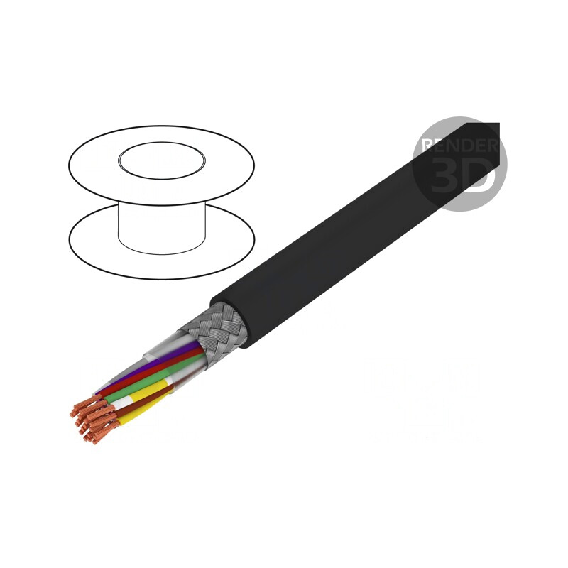 Cablu Ecranat Li-2YCYv 10x2x0,5mm2 Cupru Cositorit | Electronic-mag.ro | Componente Electronice Cablu Ecranat Li-2YCYv 10x2x0,5mm2 Cupru Cositorit | Electronic-mag.ro | Componente Electronice