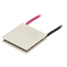 Modul: Peltier | 3,75V | 8,5A | 20x20x3,5mm | 17,6W | Al2O3 | 16AWG | 68°C | TEC1-03108