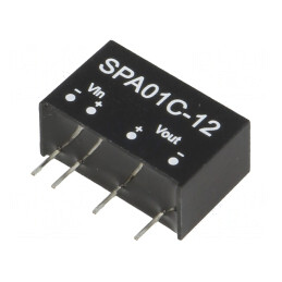 Convertor DC/DC 1W 36-75V la 12V 8-83mA SIP6 | Electronic-mag.ro | Componente Electronice