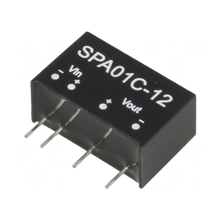 Convertor DC/DC 1W 36-75V la 12V 8-83mA SIP6 | Electronic-mag.ro | Componente Electronice