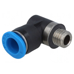 Racord Push-In Filetat 90° M7 0,95-6bar | Electronic-mag.ro | Componente Electronice