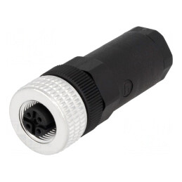 Mufă M12 4-PIN mamă IP67 pentru DeviceNet/CANopen | Electronic-mag.ro | Componente Electronice