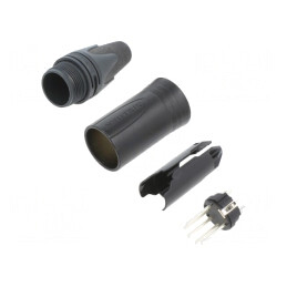 Mufă XLR 5-Pin Tată pentru Cablu | Electronic-mag.ro | Componente Electronice
