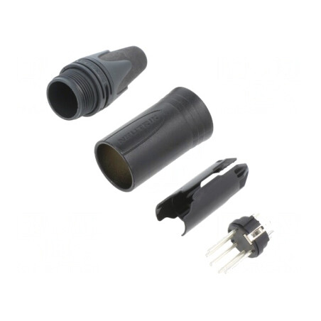 Mufă XLR 5-Pin Tată pentru Cablu | Electronic-mag.ro | Componente Electronice