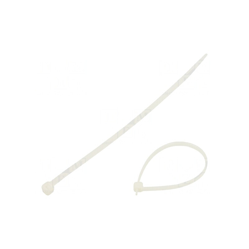 Colier de strângere poliamidă 370mm 4.8mm naturală | Electronic-mag.ro | Componente Electronice