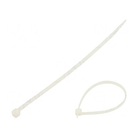 Colier de strângere poliamidă 370mm 4.8mm naturală | Electronic-mag.ro | Componente Electronice