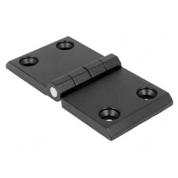 Balama Aluminiu-Zinc Neagră 120mm x 60mm | Electronic-mag.ro | Componente Electronice