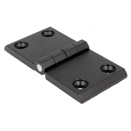 Balama Aluminiu-Zinc Neagră 120mm x 60mm | Electronic-mag.ro | Componente Electronice