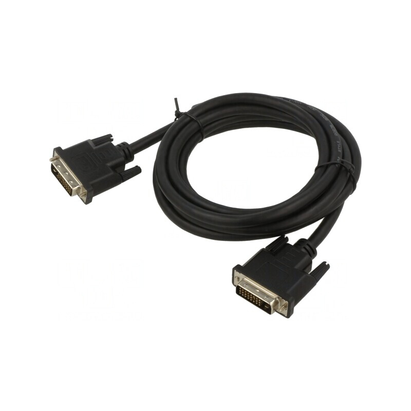 Cablu DVI-D Dual Link Textilă 24+1 Pin  | Electronic-mag.ro | Componente Electronice