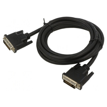 Cablu DVI-D Dual Link Textilă 24+1 Pin  | Electronic-mag.ro | Componente Electronice