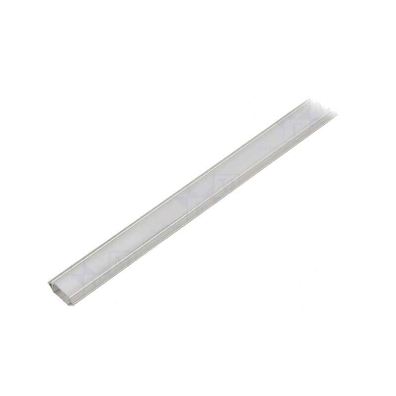 Profil Aluminiu 1m pentru Module LED Lăptoasă Naturală | Electronic-mag.ro | Componente Electronice