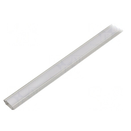 Profil Aluminiu 1m pentru Module LED Lăptoasă Naturală | Electronic-mag.ro | Componente Electronice