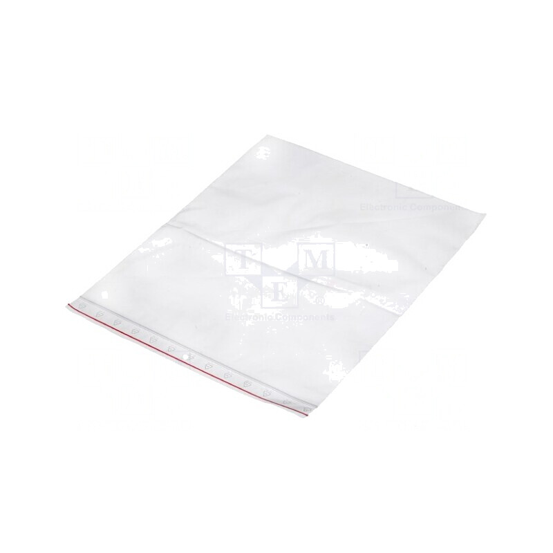 Pungă cu fermoar 300mm x 250mm polietilenă | Electronic-mag.ro | Componente Electronice