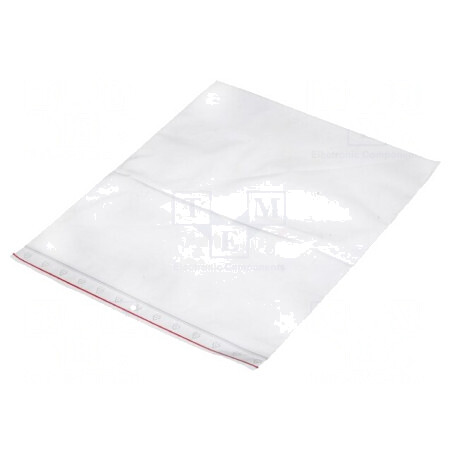Pungă cu fermoar 300mm x 250mm polietilenă | Electronic-mag.ro | Componente Electronice