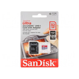 Card de Memorie microSDHC 32GB Class 10 120MB/s | Electronic-mag.ro | Componente Electronice