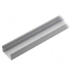 Profil aluminiu de suprafață 1m pentru module LED albă LOWI | Electronic-mag.ro | Componente Electronice